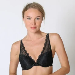 Midnight LingerieSoutien gorge triangle avec armature Noir Midnight Lingerie