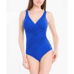 Miradonna by MiraclesuitMaillot de bain 1 pièce plongeant - Bleu- ATHENA