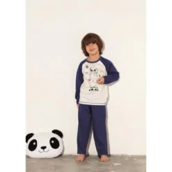 Mon P'tit Dodopyjama long manches longues écru en coton