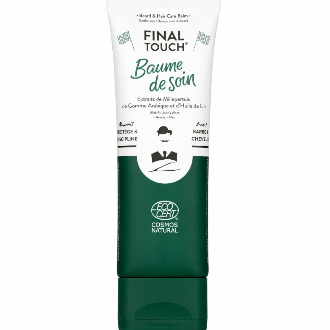 Monsieur BarbierBaume à barbe et cheveux Final Touch certifié Ecocert Cosmos NAT75 ml