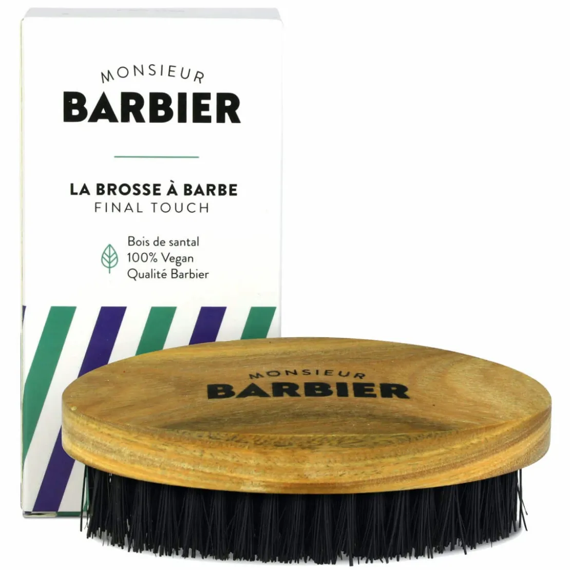 Monsieur BarbierBrosse A Barbe Vegan Final Touch En Bois De Santal