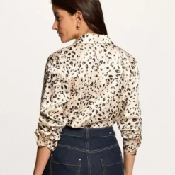 MorganChemise satinéimprimé animal