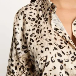 MorganChemise satinéimprimé animal