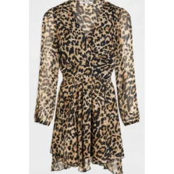 MorganRobe courte femme léopard