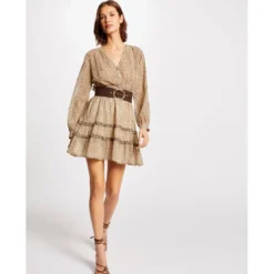MorganRobe évasée imprimé géométrique multicolore