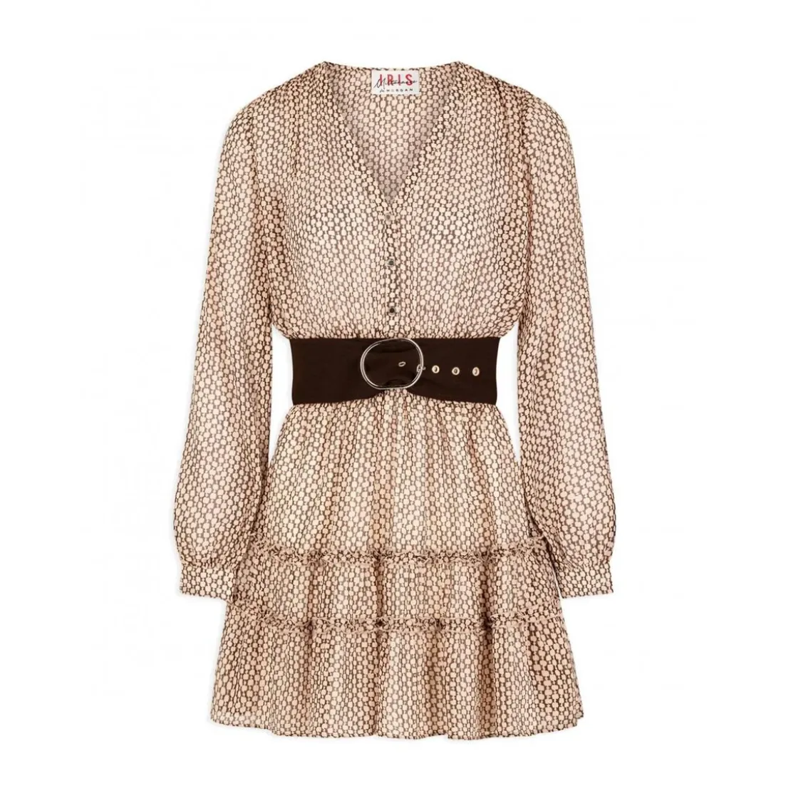 MorganRobe évasée imprimé géométrique multicolore