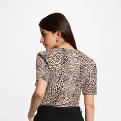 MorganT-shirt imprimé manches courtes multicolore