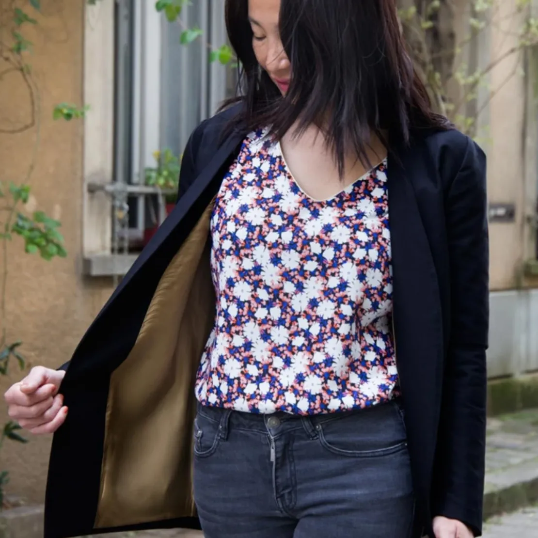 MY DRESS MADEVeste Pure noire en coton