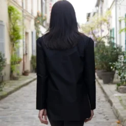 MY DRESS MADEVeste Pure noire en coton