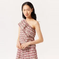 Naf NafBlouse one-shoulder écru en coton