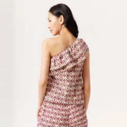 Naf NafBlouse one-shoulder écru en coton