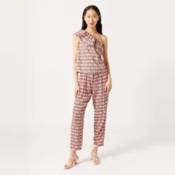 Naf NafBlouse one-shoulder écru en coton