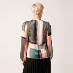 Naf NafChemise motifs asymétriques vert