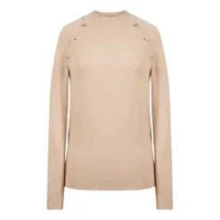 Naf NafPull femme beige en viscose
