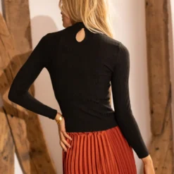 Naf NafPull femme noir en viscose