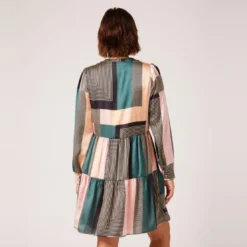 Naf NafRobe courte motifs asymétriques multicolore