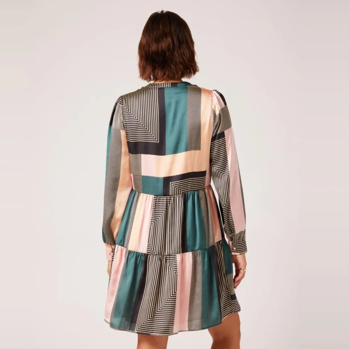 Naf NafRobe courte motifs asymétriques multicolore