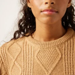 Naf NafRobe en maille beige