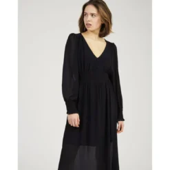 Naf NafRobe longue femme BLEU MARINE - Naf Naf