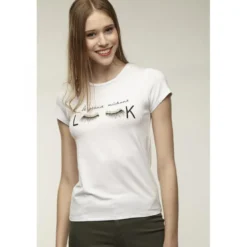 Naf NafT-shirt manche courte écru en coton