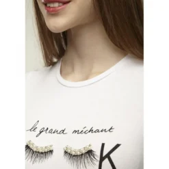 Naf NafT-shirt manche courte écru en coton