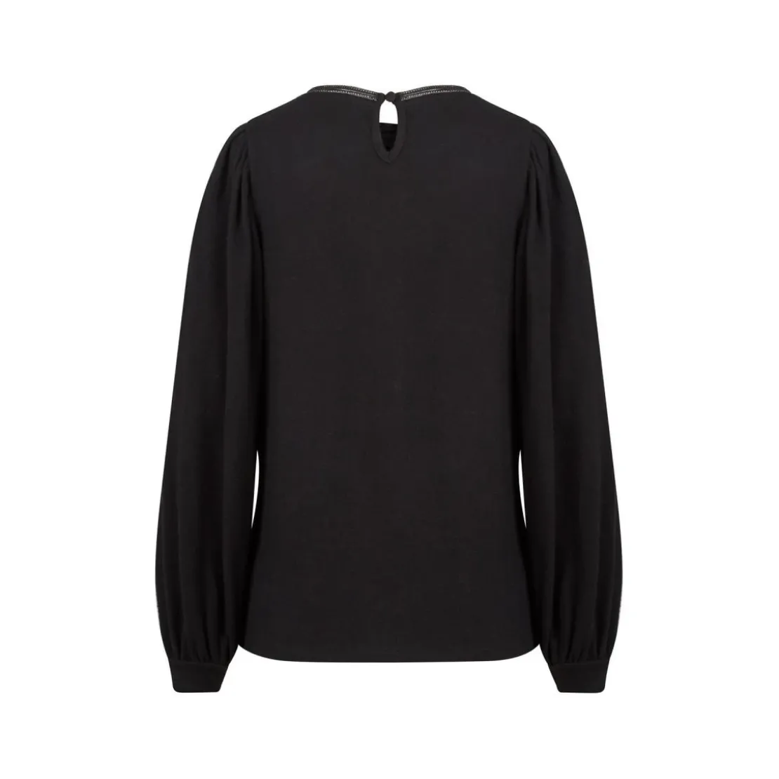 Naf NafT-shirt manches longues en coton noir