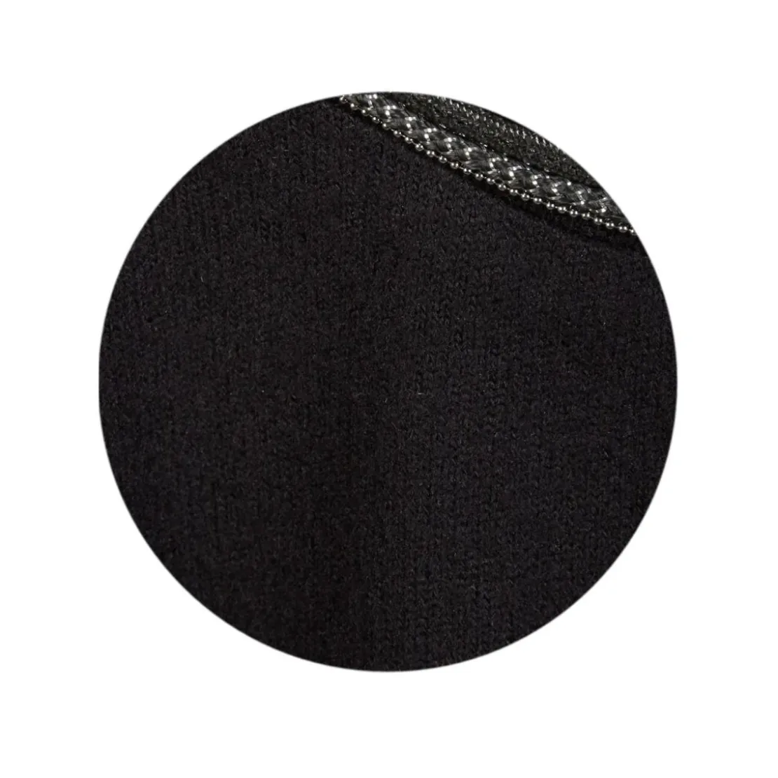 Naf NafT-shirt manches longues en coton noir