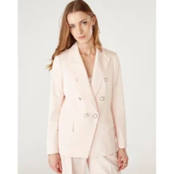 Naf NafVeste tailleur double boutonnage rose