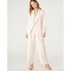 Naf NafVeste tailleur double boutonnage rose