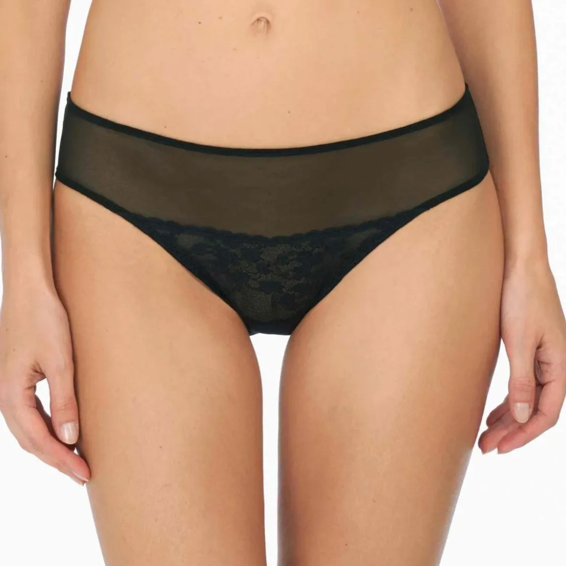 NatoriCulotte classique - Natori Noire en nylon- Cherry Blossom