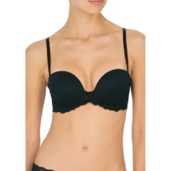 NatoriSoutien-gorge bandeau armatures - Natori Noir en nylon- Feathers