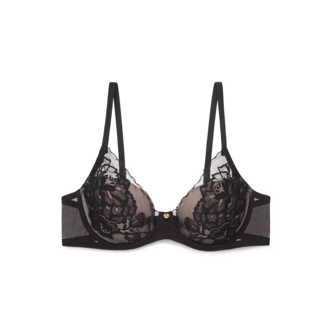 NatoriSoutien-gorge emboîtant armatures - Natori Noir en nylon- Flora