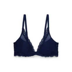 NatoriSoutien-gorge plongeant armatures - Natori Bleu- Feathers