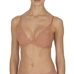 NatoriSoutien-gorge plongeant armatures - Natori Orange- Feathers