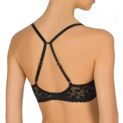 NatoriSoutien-gorge plongeant armatures - Natori Noir en nylon- Cherry Blossom