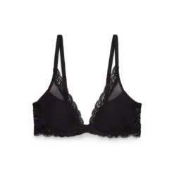 NatoriSoutien-gorge plongeant armatures - Natori Noir- Feathers