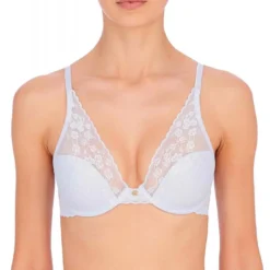 NatoriSoutien-gorge plongeant armatures - Natori Bleu en nylon- Cherry Blossom