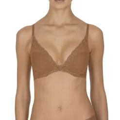 NatoriSoutien-gorge plongeant armatures - Natori Marron- Feathers