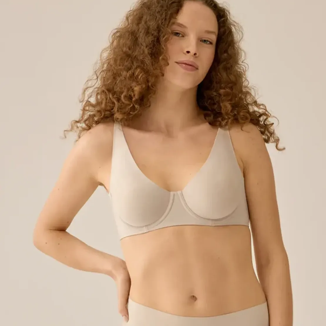 NaturanaSoutien-gorge à armatures Back Smoother beige- Solution