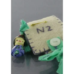 N2Broche Jamais Sans Moi Kokeshi Violette
