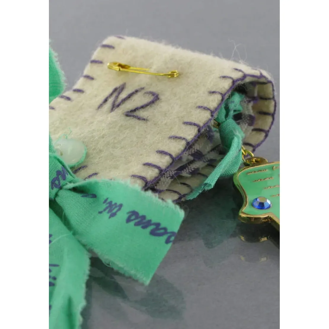 N2Broche Jamais Sans Moi Main de Fatma
