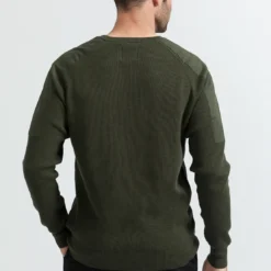 New ManPull Vert oliveen coton bio