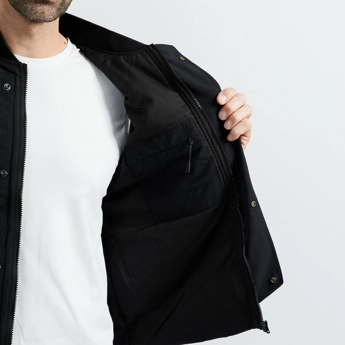 New ManVeste Noire matelassée sans manches étanche