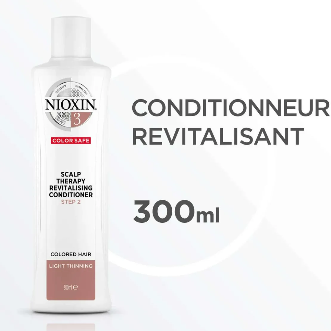 NioxinAprès Shampoing densifiant System 3 - Cheveux normaux à fins colorés300 ml