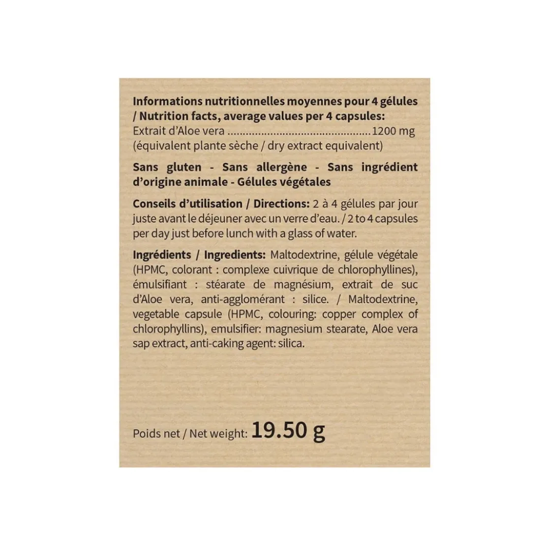 Nutri-expertComplément Alimentaire Aloe Vera