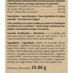 Nutri-expertComplément alimentaire Ail Olivier Aubépin