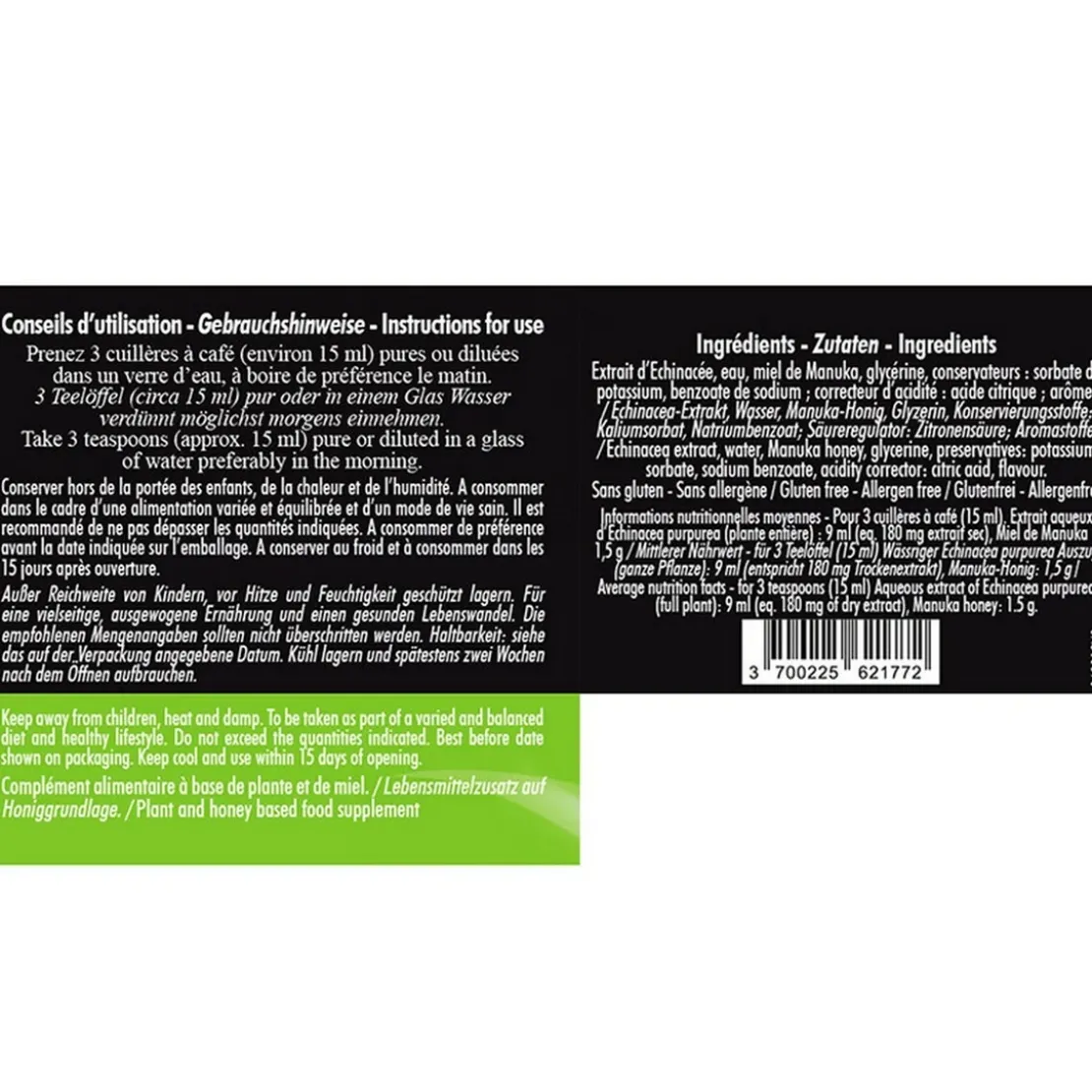 Nutri-expertEchinacée et Miel de Manuka