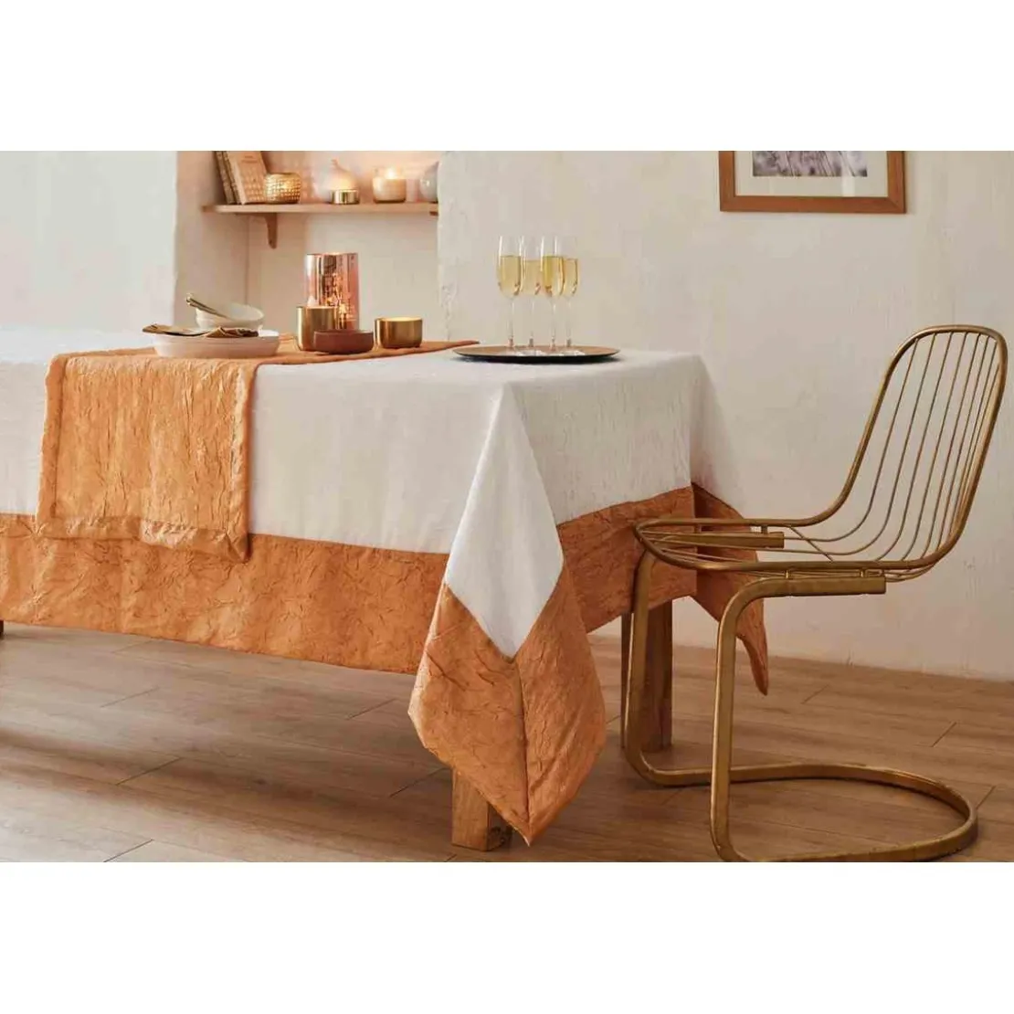 NydelNappe Blanc Or Uni -ATHENAS