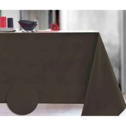 NydelNappe Rectangulaire Rouge Anti-tache Uni -MINI TACTILE