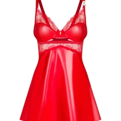 ObsessiveAliosa nuisette et string Rouge - Aliosa